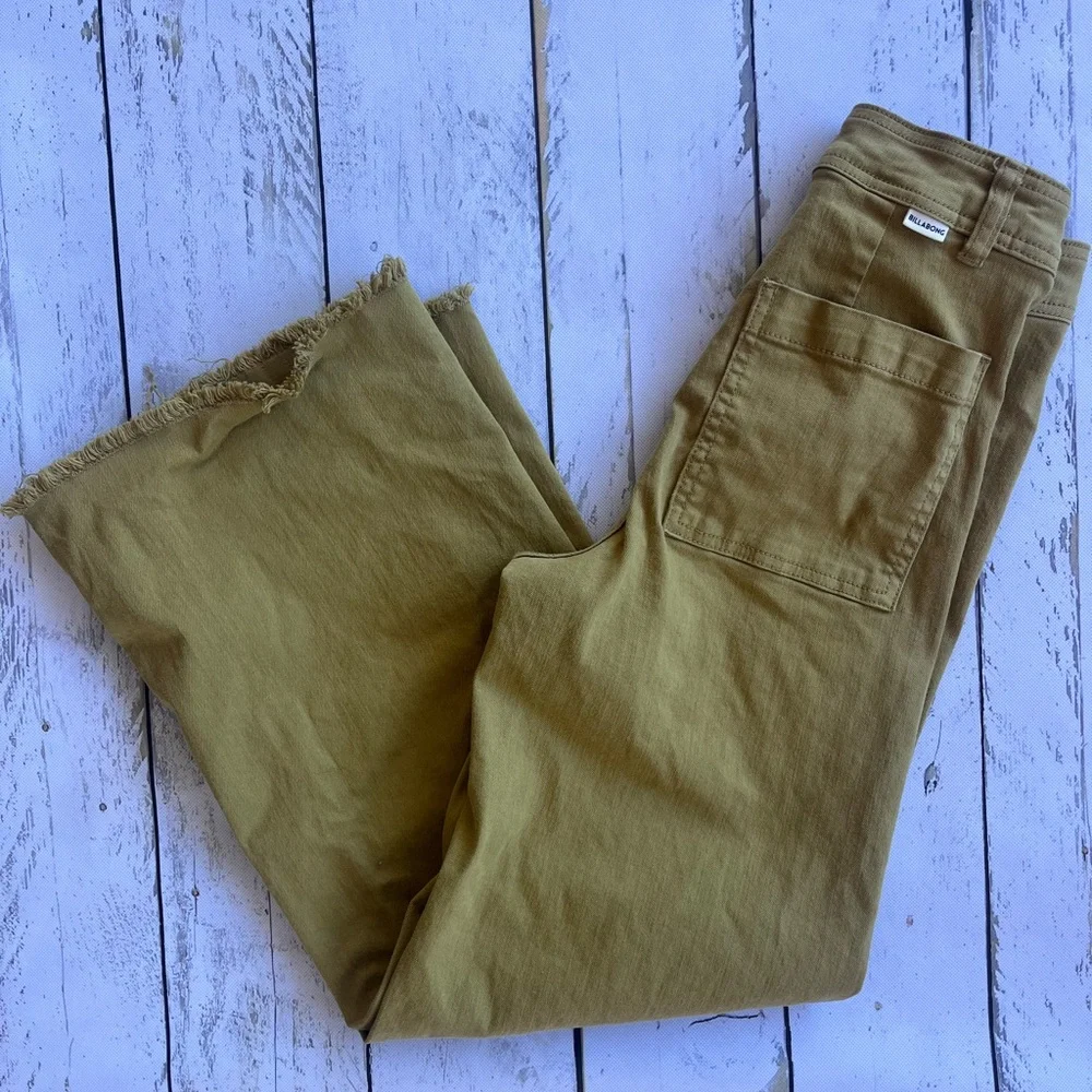 Billabong Free Fall Wide Leg Pants size 00 / size 24 - Picture 8 of 11